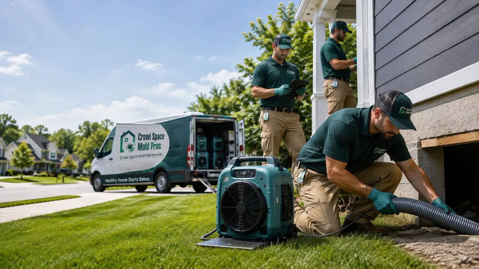 Crawl Space Mold Removal in Leland, MI